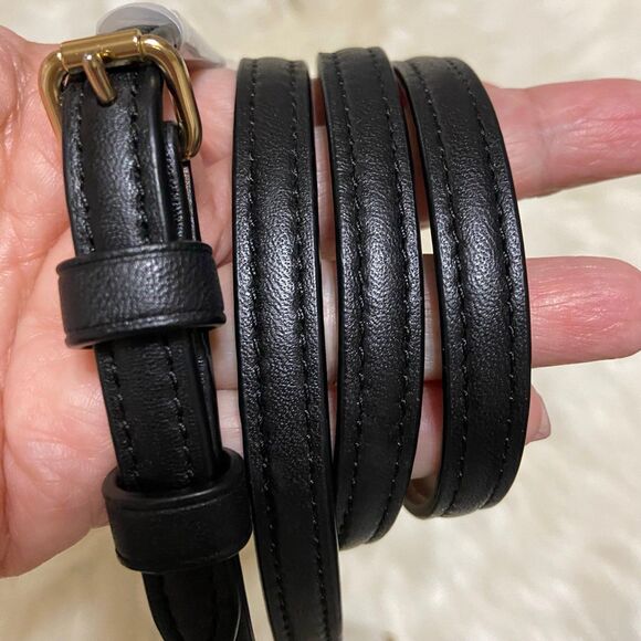 Coach Black and Brown Replacement strap